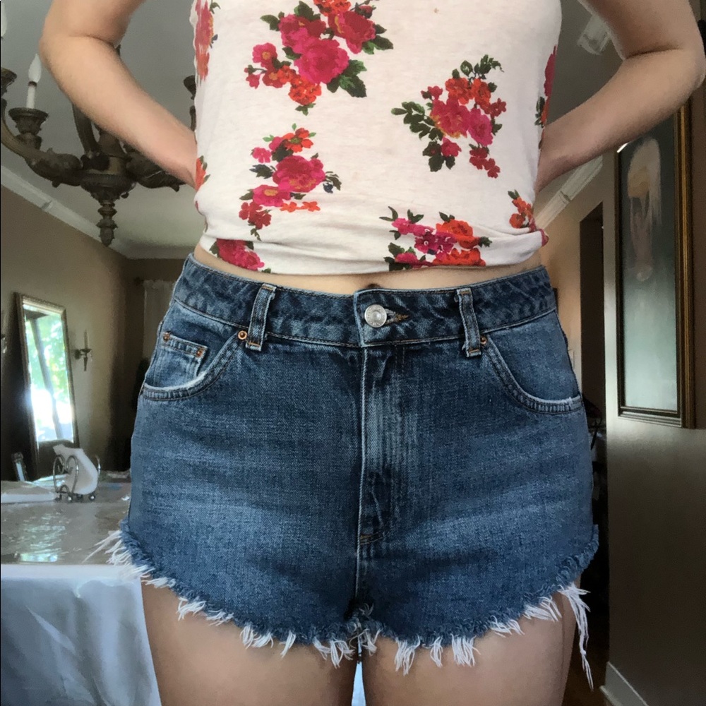 Topshop Kiri Jean Shorts